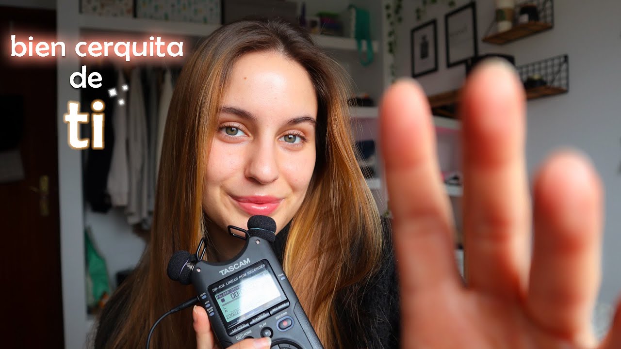ASMR muy CERCA de la TASCAM (cerquita de tus oídos)