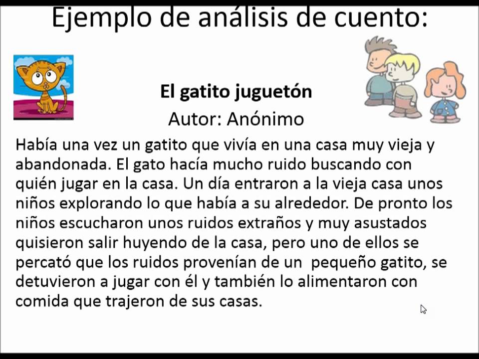 Ejemplo De Un Cuento Y Sus Partes Ejemplo Sencillo