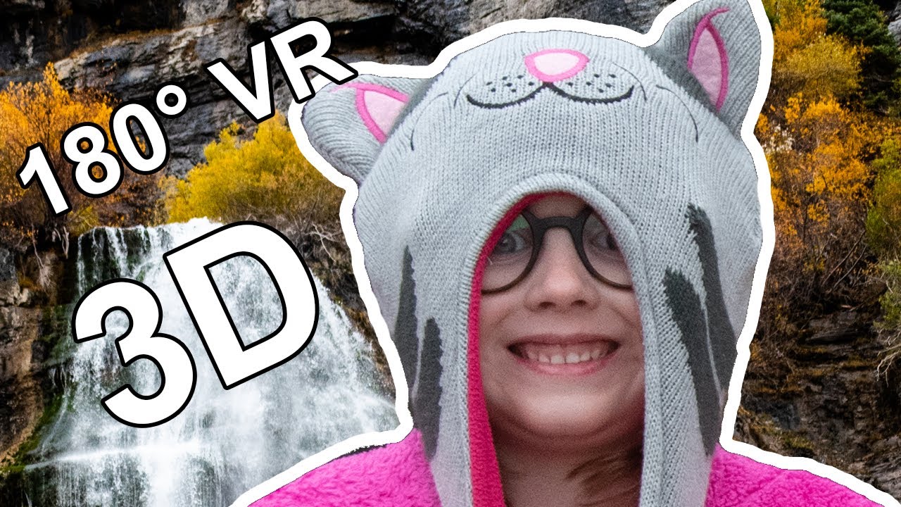 Bridal Veil Falls Waterfall in VR 180