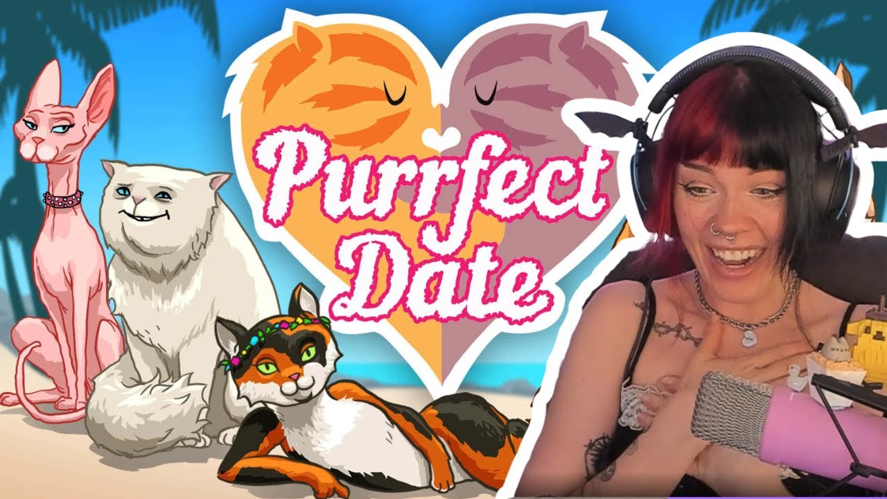 Они встречаются с кошками!!! | ИДЕАЛЬНОЕ СВИДАНИЕ - Симулятор свиданий с кошками | Первое прохожд...