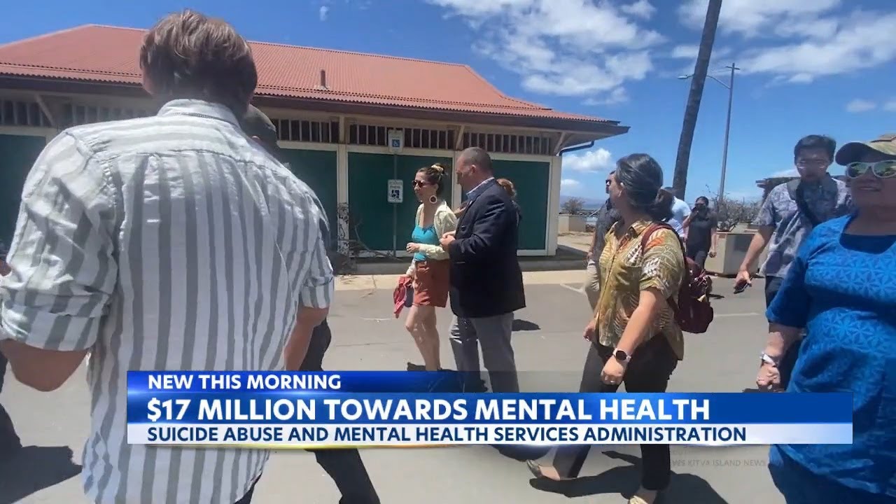 17 million towards Maui mental health recourses YouTube