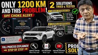 1200 KM में ही DPF Choke Alert! 😨 XUV 7XO Diesel Problem & Solution