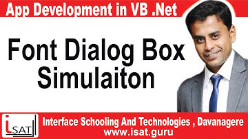 Font Dialog Box Simulation in VB Net