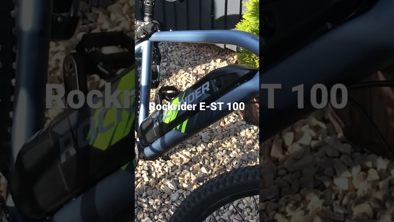 Rockrider E-ST 100 electric mountain bike | Decathlon e-bike - YouTube
