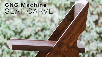 Carving a dining chair seat with a CNC machine - Shaun Boyd Made This