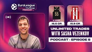 Unlimited Trades By Vezenkov Lock-In Milutinov And Faried Euroleague Fantasy Podcast 2025