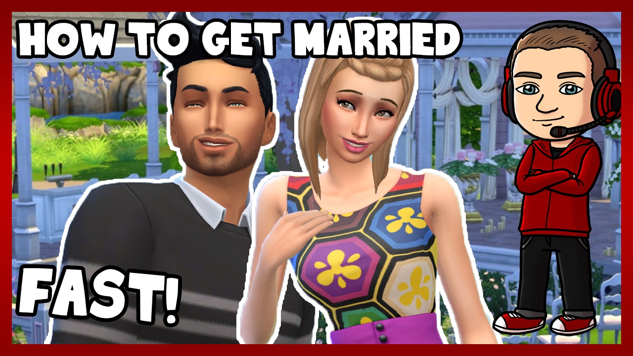 Sims 4 - How to Get Married FAST! (Challenge & Tutorial) - YouTube