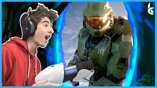 (Old Video) - HALO BUT WITH PORTALS??? | Splitgate Beta Gameplay
