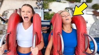 10 Girls Ping Out On Slingshot Rides