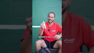 Synergy Pickleball Pro, Etienne, showing us what's in his pickleball bag!