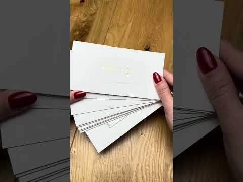 Конверт для грошей "FOR YOU"   (тиснення золотою фольгою), видео 1