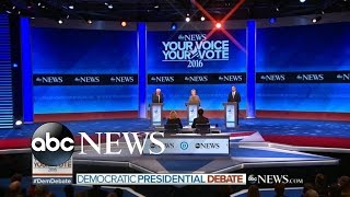 Third Democratic Presidential Debate In A Minute