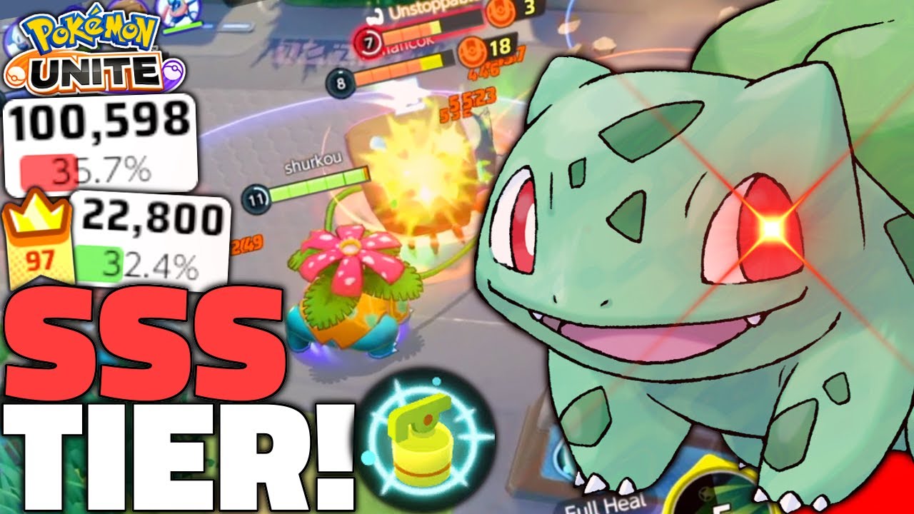 Pokémon Unite JUNGLE Venusaur is SSS TIER BROKEN!😱😵 (Master Venusaur