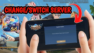 How to Change/Switch Server in Mobile Legends - 2025 | MLBB Server Change