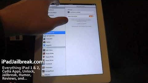 iPad Cydia Tweak: Springround