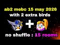 Angry birds 2 mebc 15 may 2026 with 2 extra birds silver+stella#ab2 mebc today