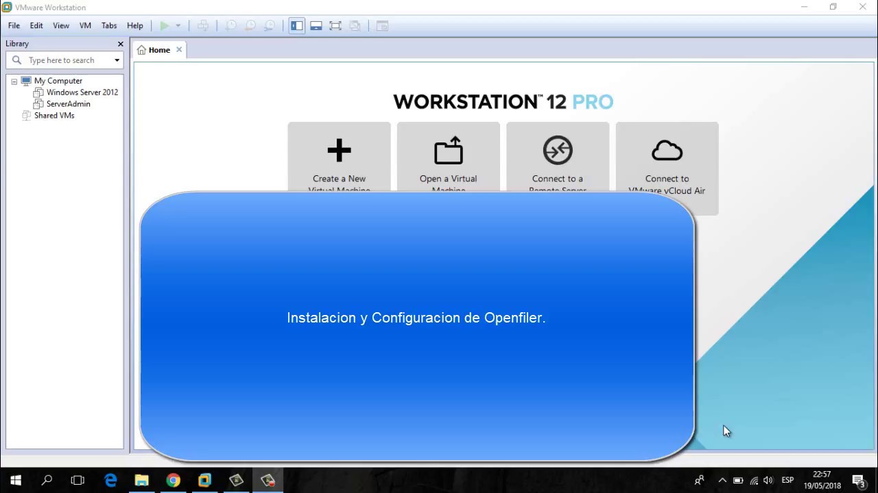 Openfiler instalacion y configuracion - YouTube