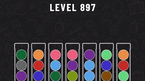 Ball Sort Puzzle Level 897 #ballsortpuzzle #ballsortpuzzlegameplay #puzzlegame #mobile games