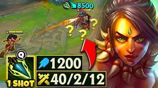 When 1200 Ap Nidalee Drops 40 Kills 150K Damage, One Shot Spears