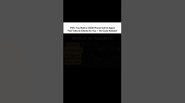 “This $3000 AI Agent Makes Real Phone Calls and Handles Clients Automatically! 🤖📞” #NoCode#viralai