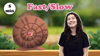 Snail, Snail | Preschool & K-1 Elementary Music Lesson | Fast and Slow