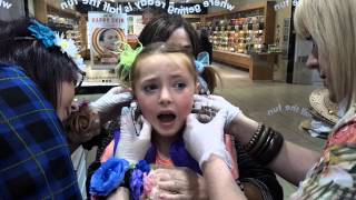 Ears pierced at Claires