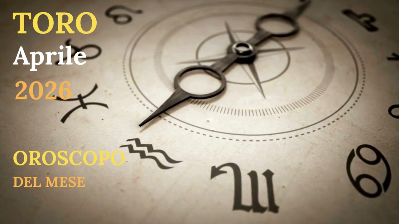 Oroscopo TORO Aprile 2026 ♉️ La fine di un'era Soldi, Amore e Stabilità!