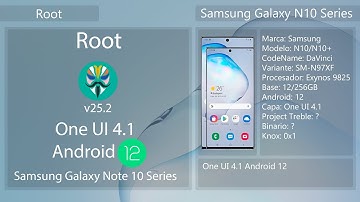 Root  - One UI 4.1 Android 12 - Samsung Galaxy Note 10 Series