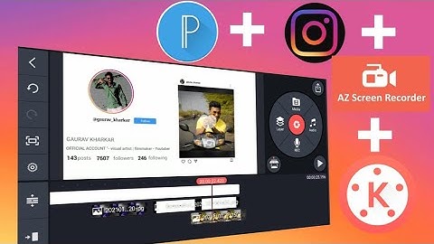 Instagram professional intro kaise banaye|kinemaster|instagram post profile intro