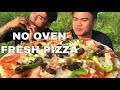 OUTDOOR COOKING | NO OVEN FRESH PIZZA