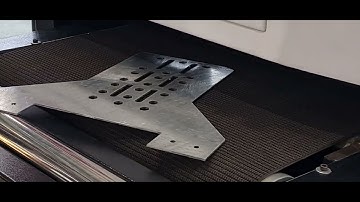 Laser cut part Deburring machine SLR24 l VALGRO live demonstration imtex-22