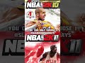 You can only have 1 ? NBA 2k10 or NBA 2k11 ?