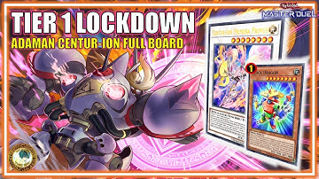 THIS TIER 1 Adamancipator Centur-Ion Millennium Deck Feels ILLEGAL COMBO! | Yugioh Master Duel
