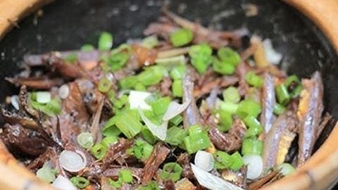 Cá Cơm Khô Kho Khế