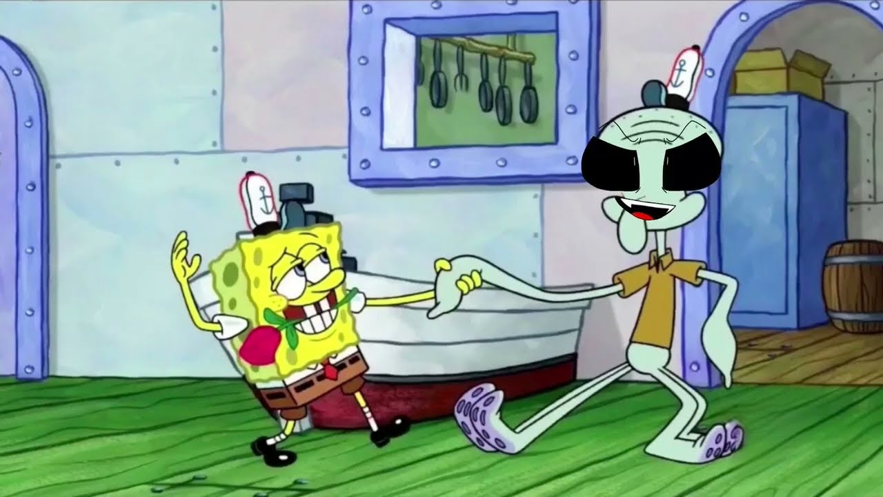 SpongeBob in lace dance /Monster How Should I Feel /Animation meme