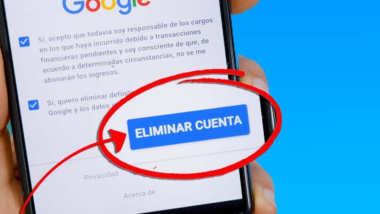 Cómo Eliminar Cuenta de Google en Android 2023 - YouTube