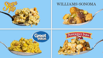 Pro Chefs Blind Taste Test Every Boxed Stuffing | The Taste Panel | Epicurious