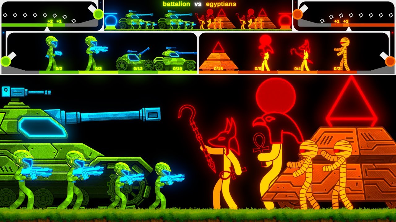 Group A: Battalion vs Egyptians vs Skele-Mechs