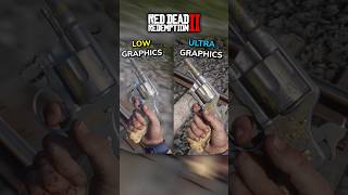 RDR2 Algernon's Revolver | Low VS Ultra #rdr2 #shorts #gaming #graphics #reddeadredemption2