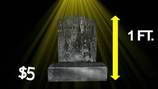 5 Dollar Tombstones (5 dollar footlong spoof)