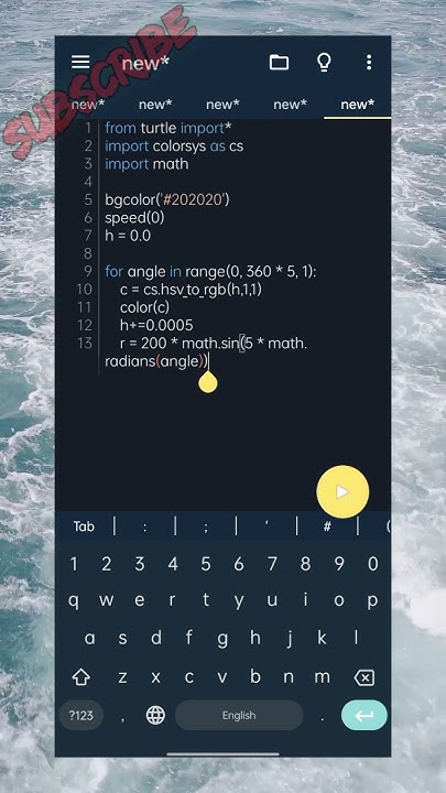 Vibrant Harmonic Spiral Waves! 🌈🌀 (Mesmerizing Python Art!) 🔥 #Python # ...