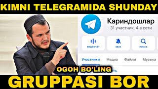 Qarindoshlar gruppasiga tashlab qo'ying buni | Sardor domla