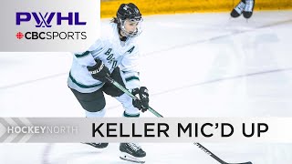 PWHL Mic'd Up: 'TOUGH warmup for me today', Megan Keller of PWHL Boston in pre-game | Hockey North