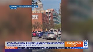 At least 4 killed in shooting at Kentucky bank building