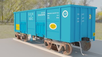 3dsMax Tutorials, Tutorial on Texturing a BOXNHL Rail Wagon in 3dsmax ( Part 13)