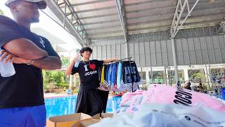 my first ever pop-up store for my clothing brand!