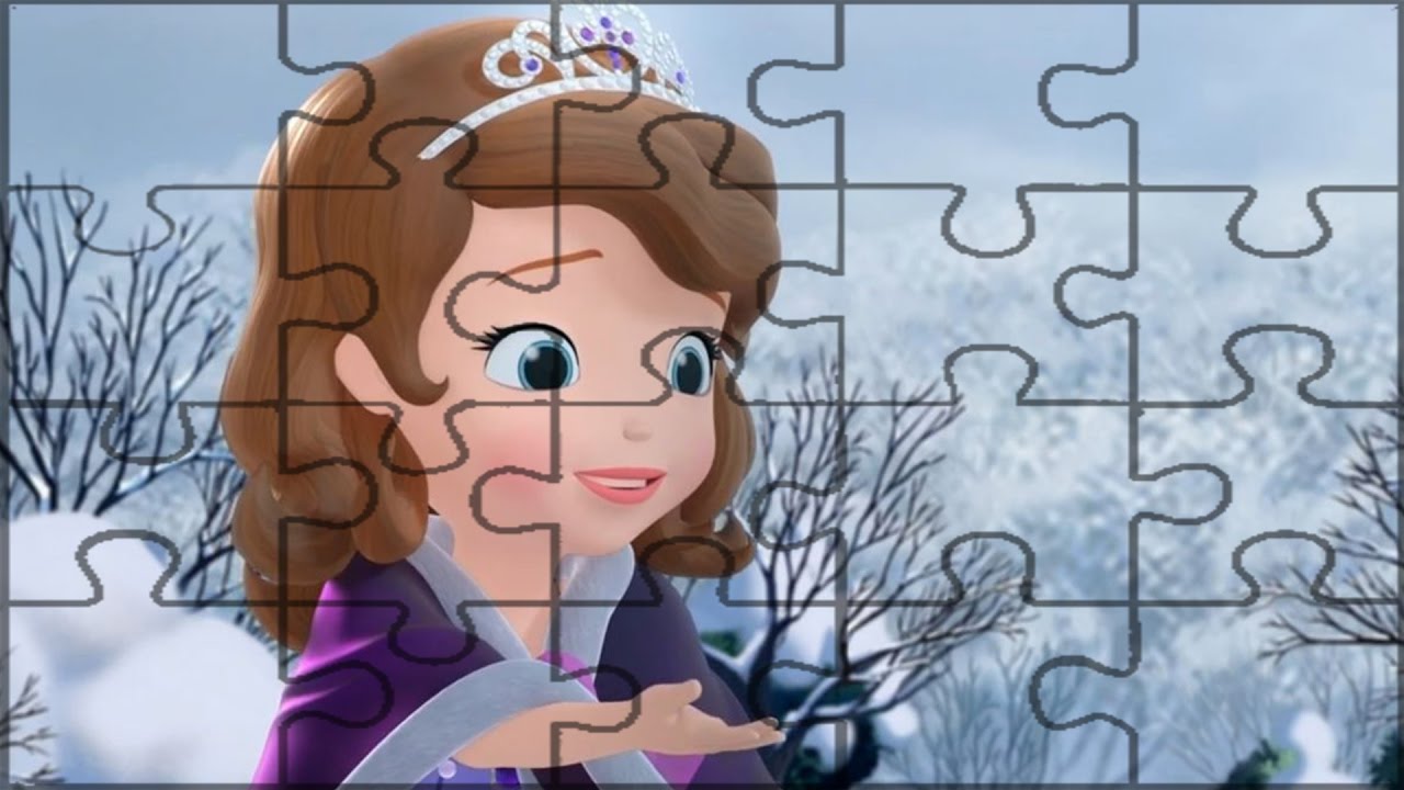 Lord of the Rink Sofia | Sofia The First | Puzzle Games for Kids - YouTube