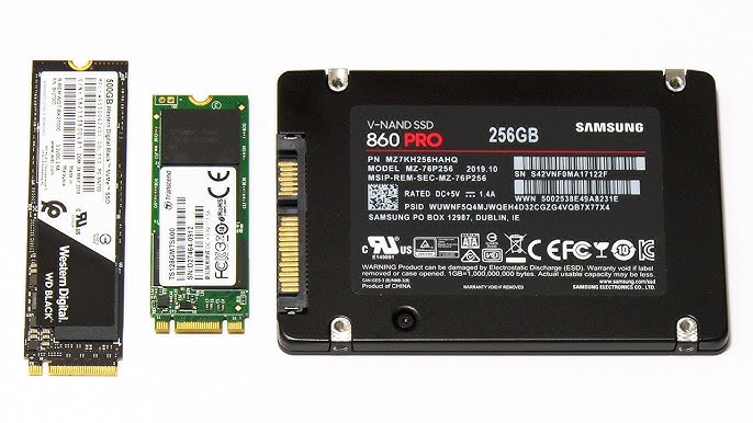  WD Black 256GB Performance SSD - 8 Gb/s M.2 PCIe NVMe