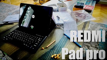 Redmi Pad Pro with keyboard case