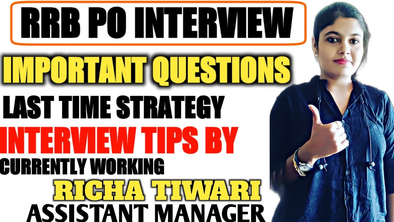 Most Important IBPS RRB PO Interview Questions | IBPS RRB PO Interview ...